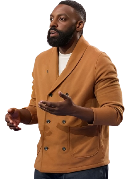 Alex Vs America S05 Eric Adjepong Brown Peacoat Alex Vs America S05 Eric Adjepong Brown Peacoat
